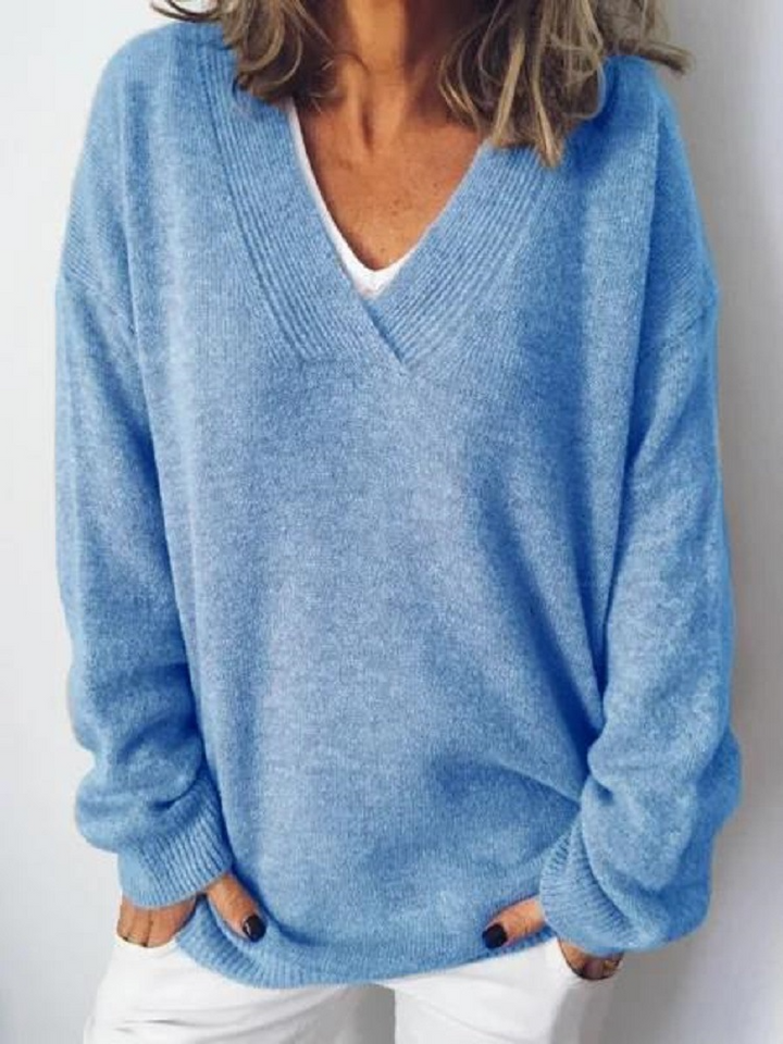 Charlotte™ V-Neck Cashmere Pullover
