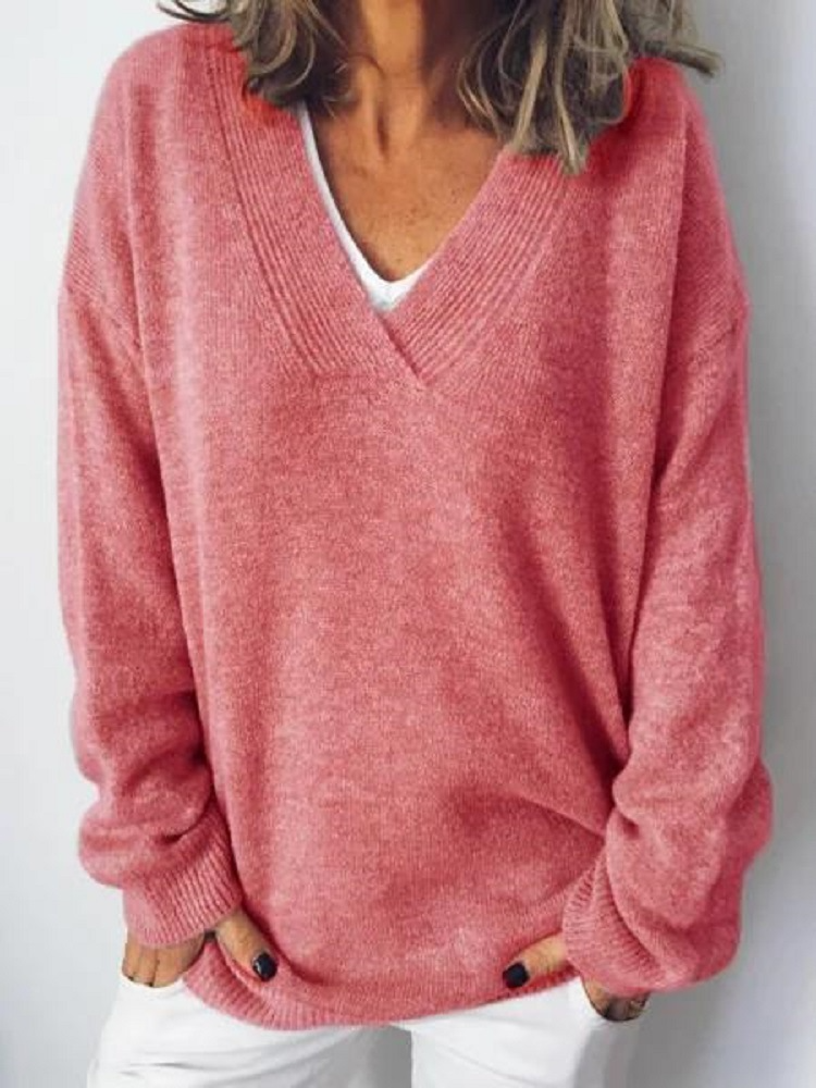 Charlotte™ V-Neck Cashmere Pullover