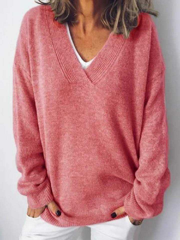 Charlotte™ V-Neck Cashmere Pullover