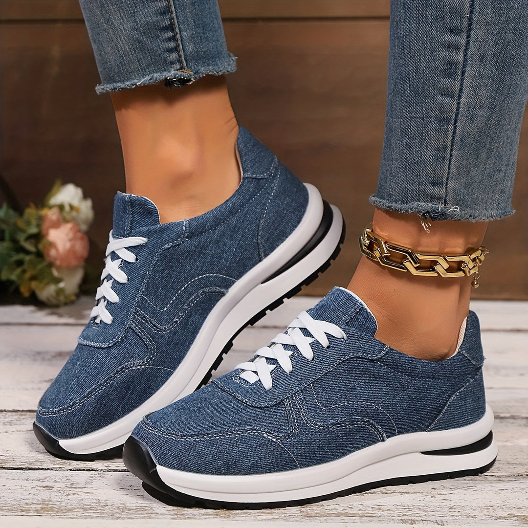 Liv™ Orthopedic Denim Sneakers