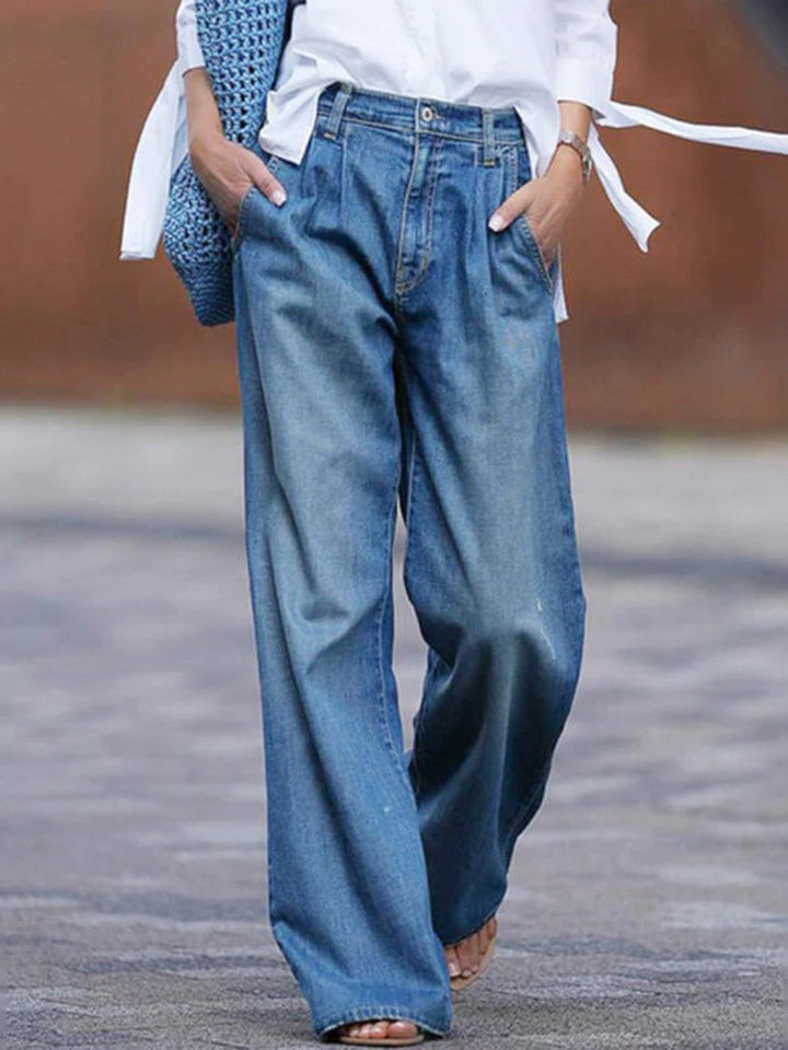 Daisy™ High-Waist Wide-Leg Denim Jeans