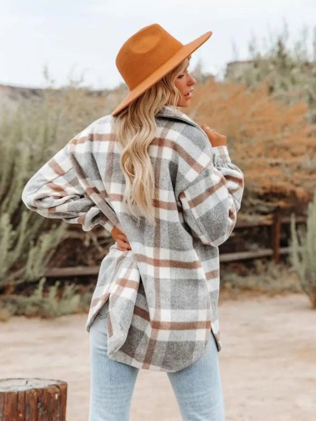 Sage™ Plaid Overshirt Coat
