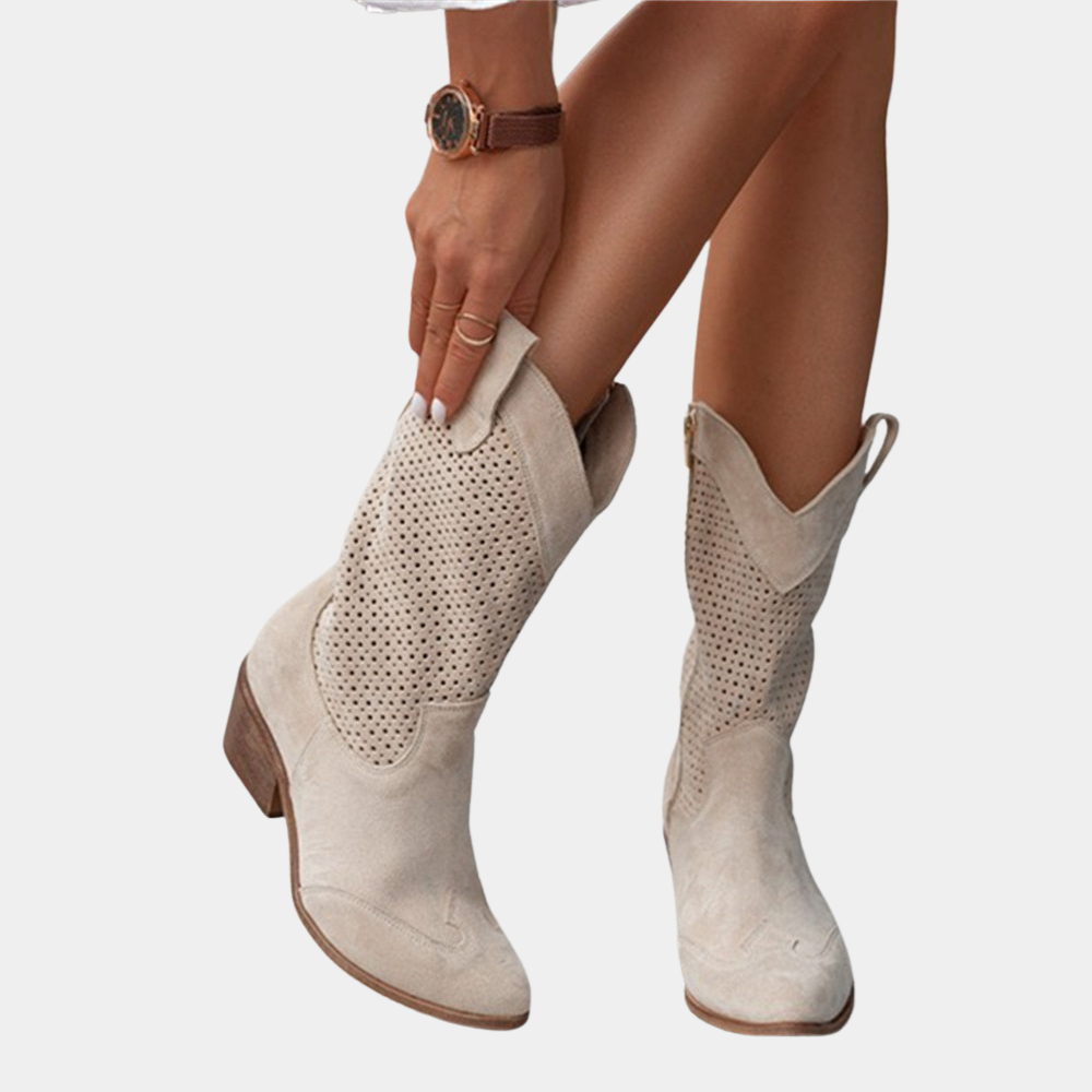 Elodie™ Cowboy Style Orthopedic Boots