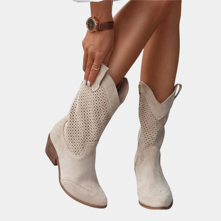Elodie™ Cowboy Style Orthopedic Boots