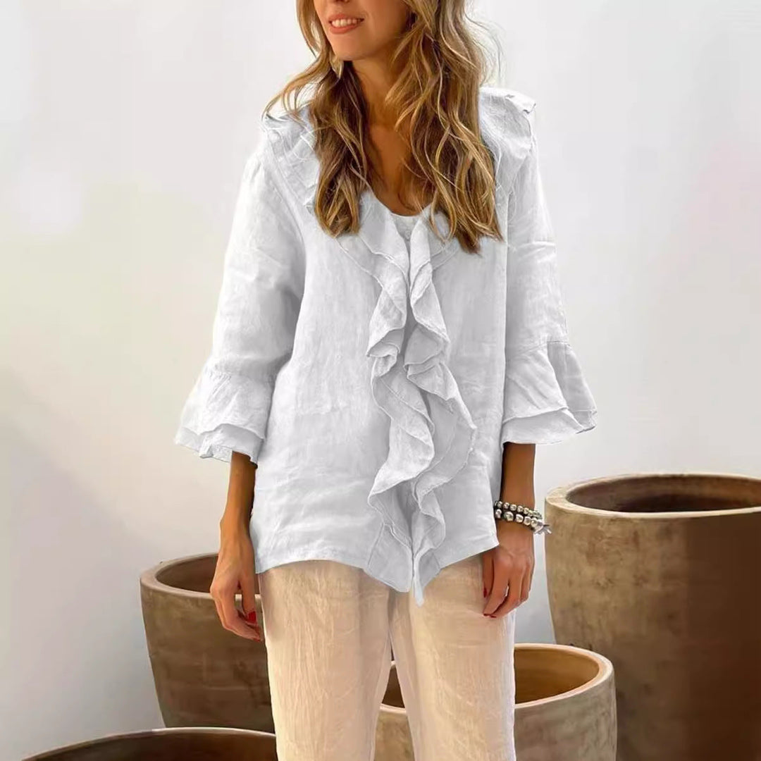 Myelle™ Stylish Ruffled Blouse