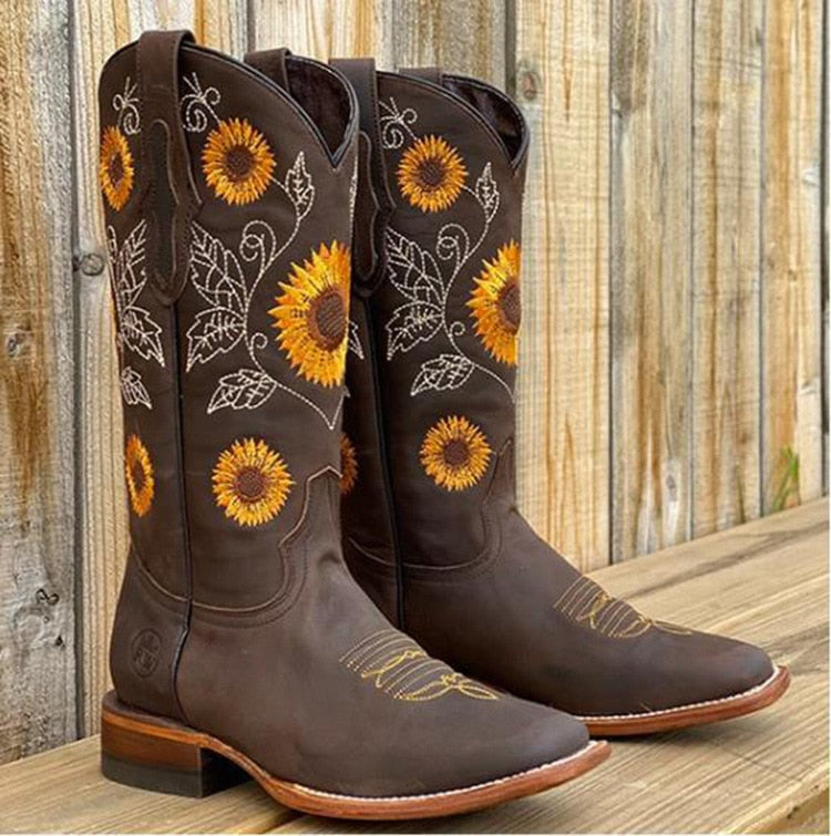 Kaia™ Stylish Cowboy Boots