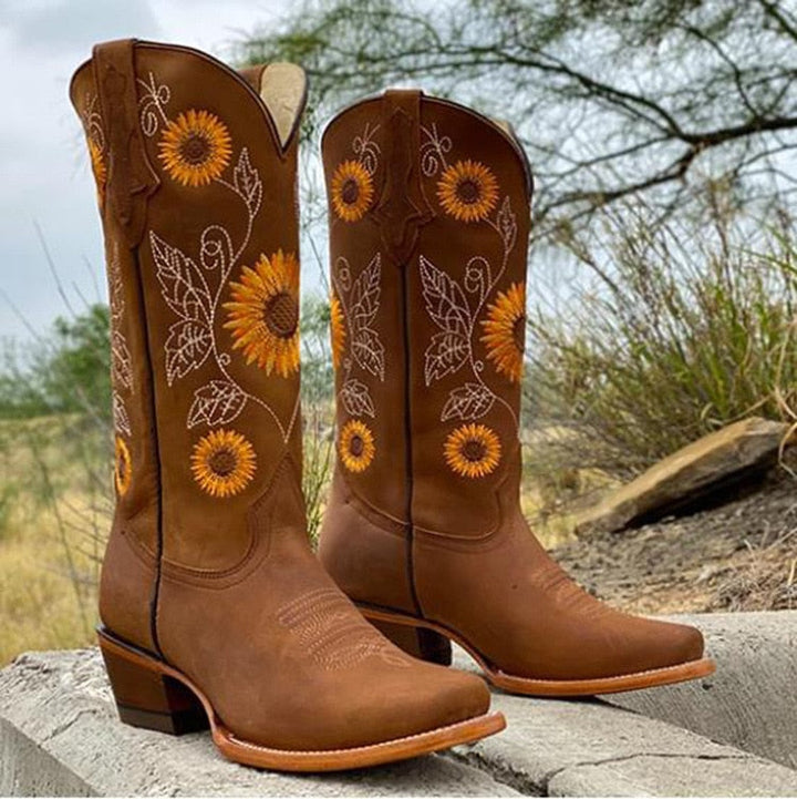 Kaia™ Stylish Cowboy Boots