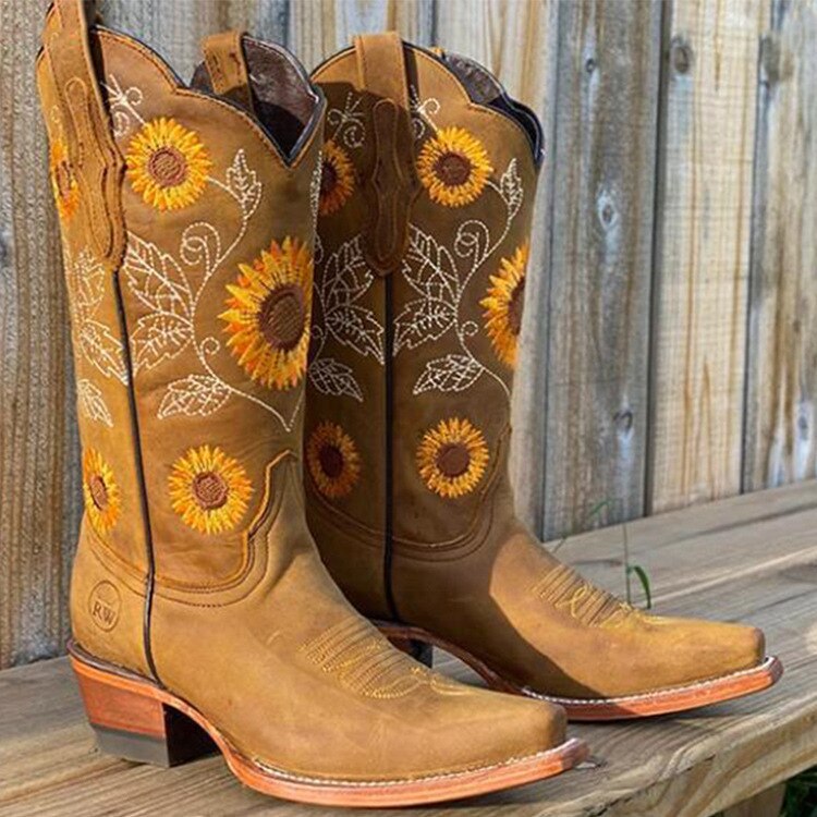 Kaia™ Stylish Cowboy Boots