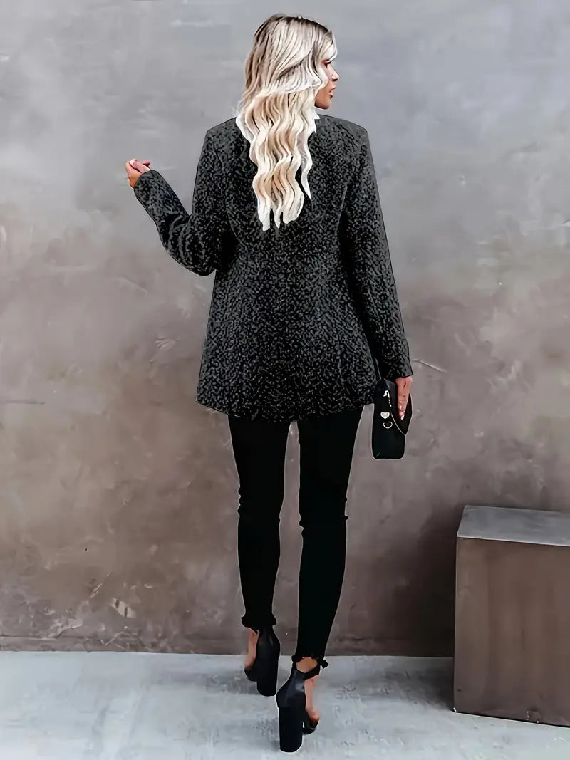 Lyanna™ Elegant Mid-Length Coat with Pockets