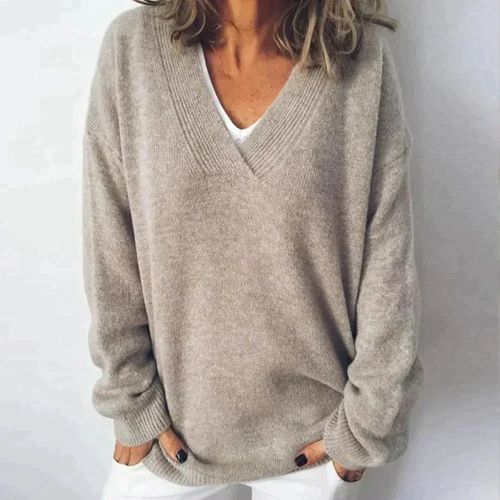 Charlotte™ V-Neck Cashmere Pullover