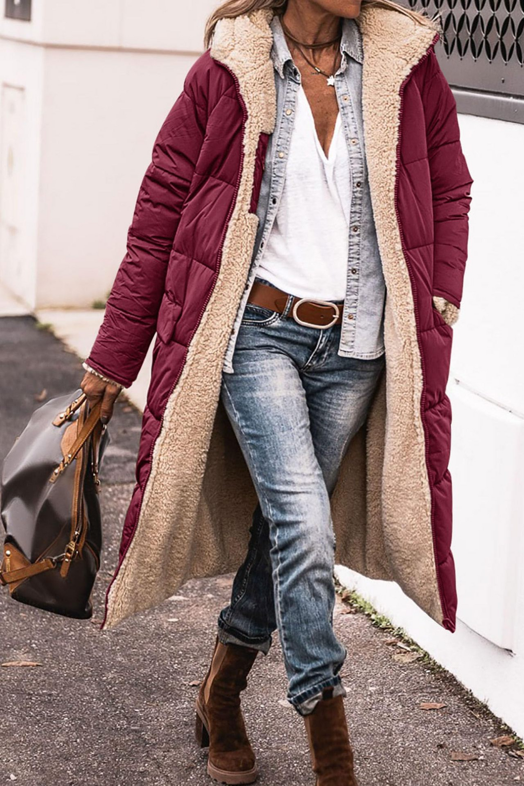 Lucy™ Luxe Reversible Sherpa Coat
