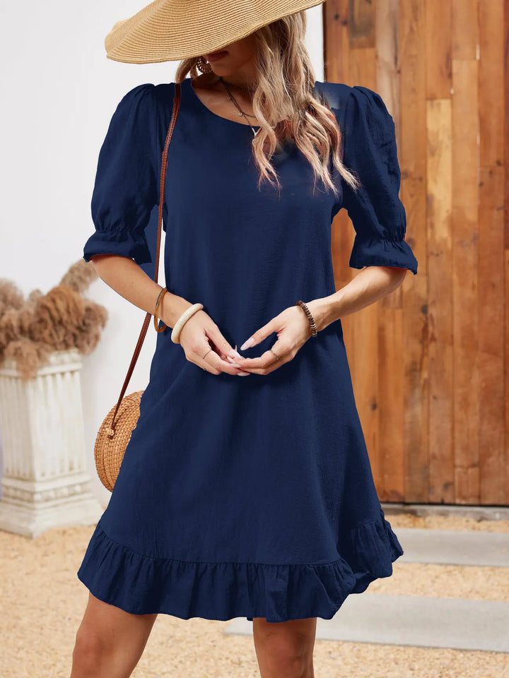 Jelina™ Half-Sleeve Casual Dress