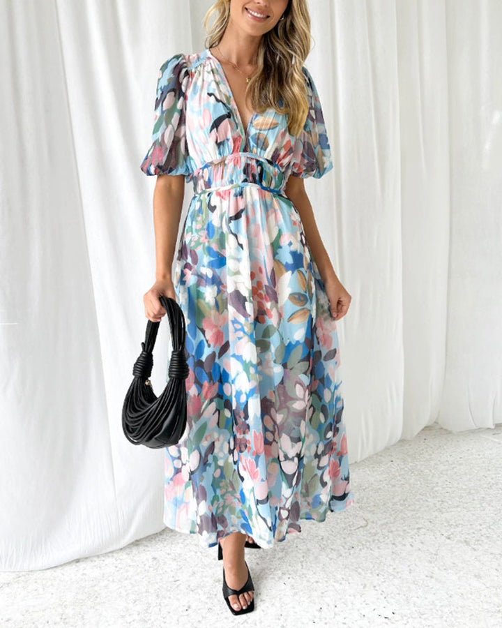 Esline™ Floral Maxi Dress