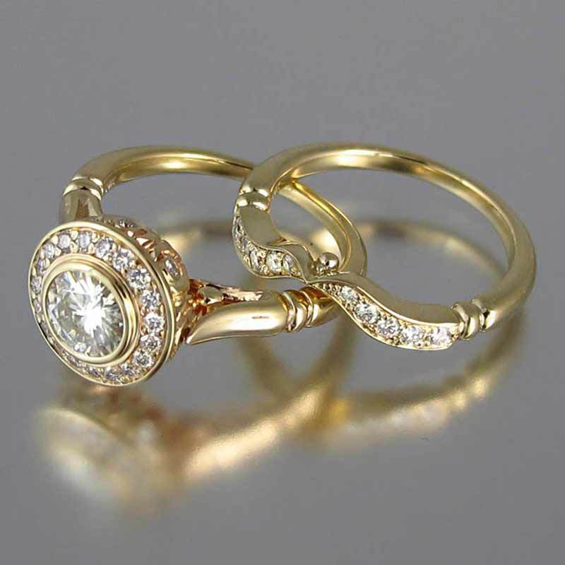 Camryn – Vintage Gold & Zirconia Ring Pack