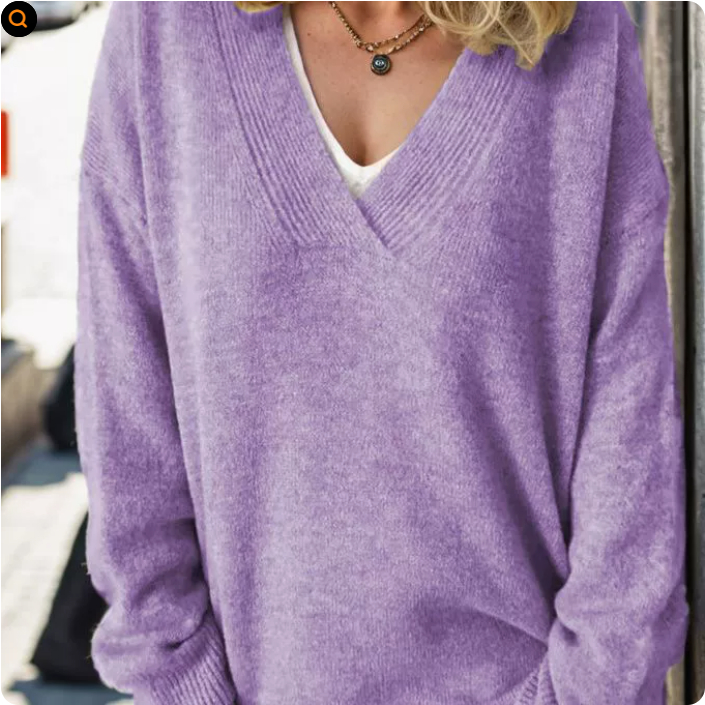 Charlotte™ V-Neck Cashmere Pullover