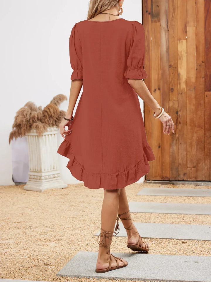 Jelina™ Half-Sleeve Casual Dress