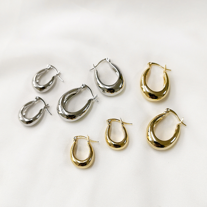 Dahlia – Vintage Golden Basket Earrings