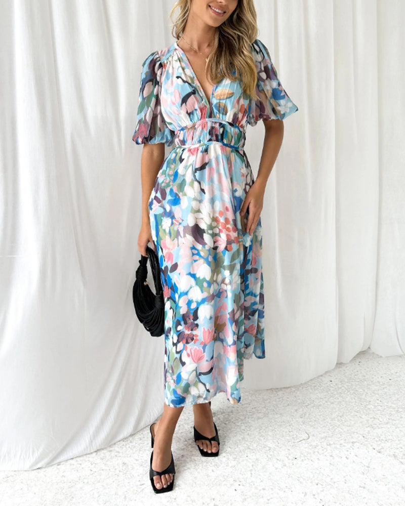 Esline™ Floral Maxi Dress