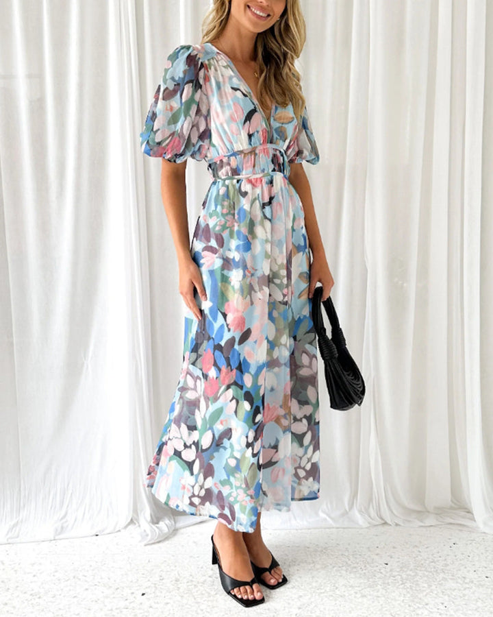 Esline™ Floral Maxi Dress