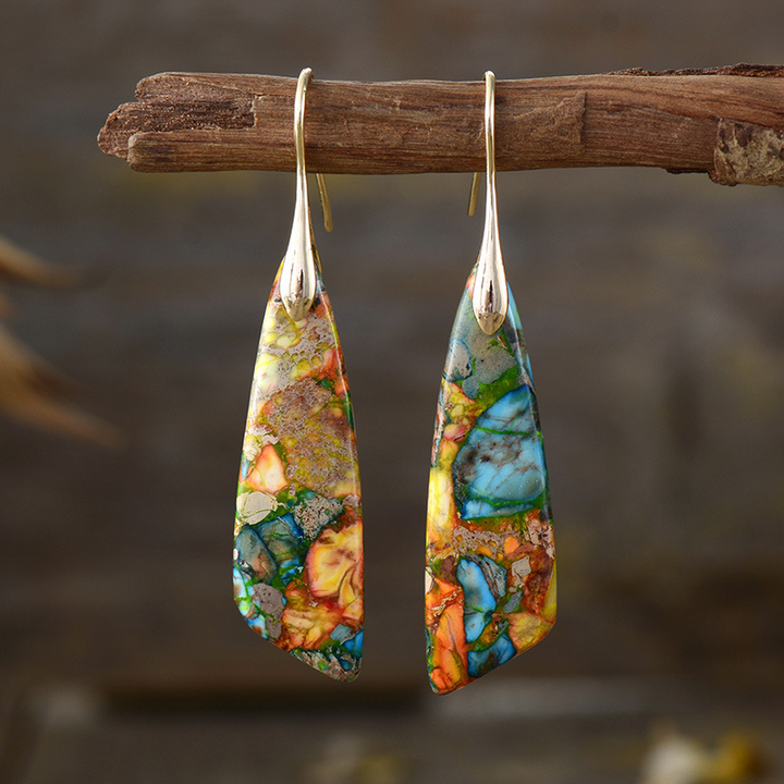 Liora - Vintage Nature Stone Earrings