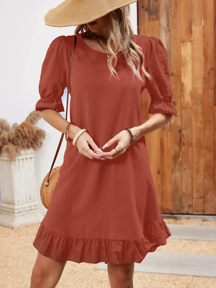 Jelina™ Half-Sleeve Casual Dress