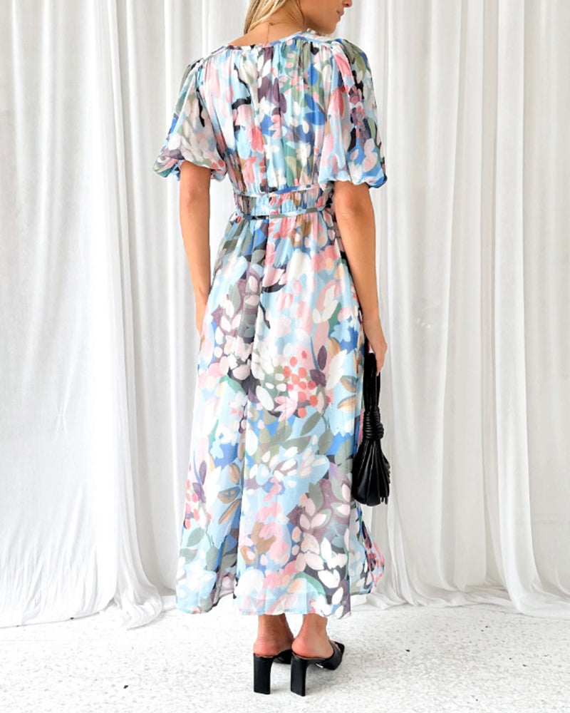 Esline™ Floral Maxi Dress