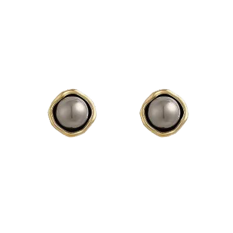 Jaelith - Elegant Black Pearl Earrings