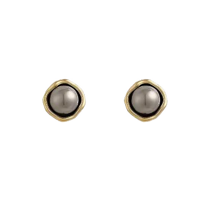Jaelith - Elegant Black Pearl Earrings