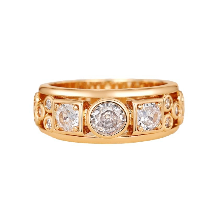 Jayla - Vintage Gold Zirconia Ring