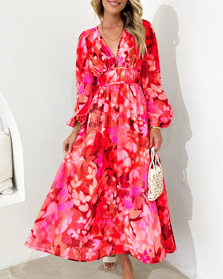 Esline™ Floral Maxi Dress