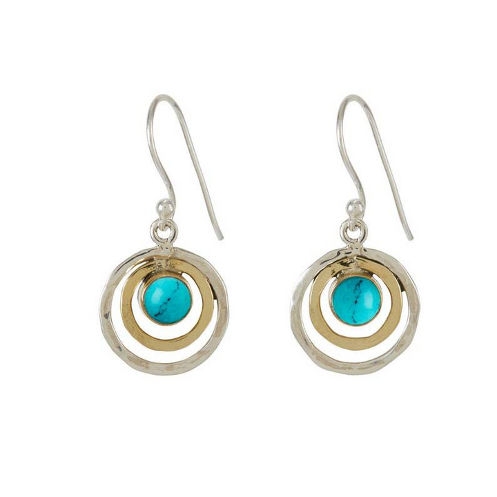 Cecily - Boho Saturn Earrings