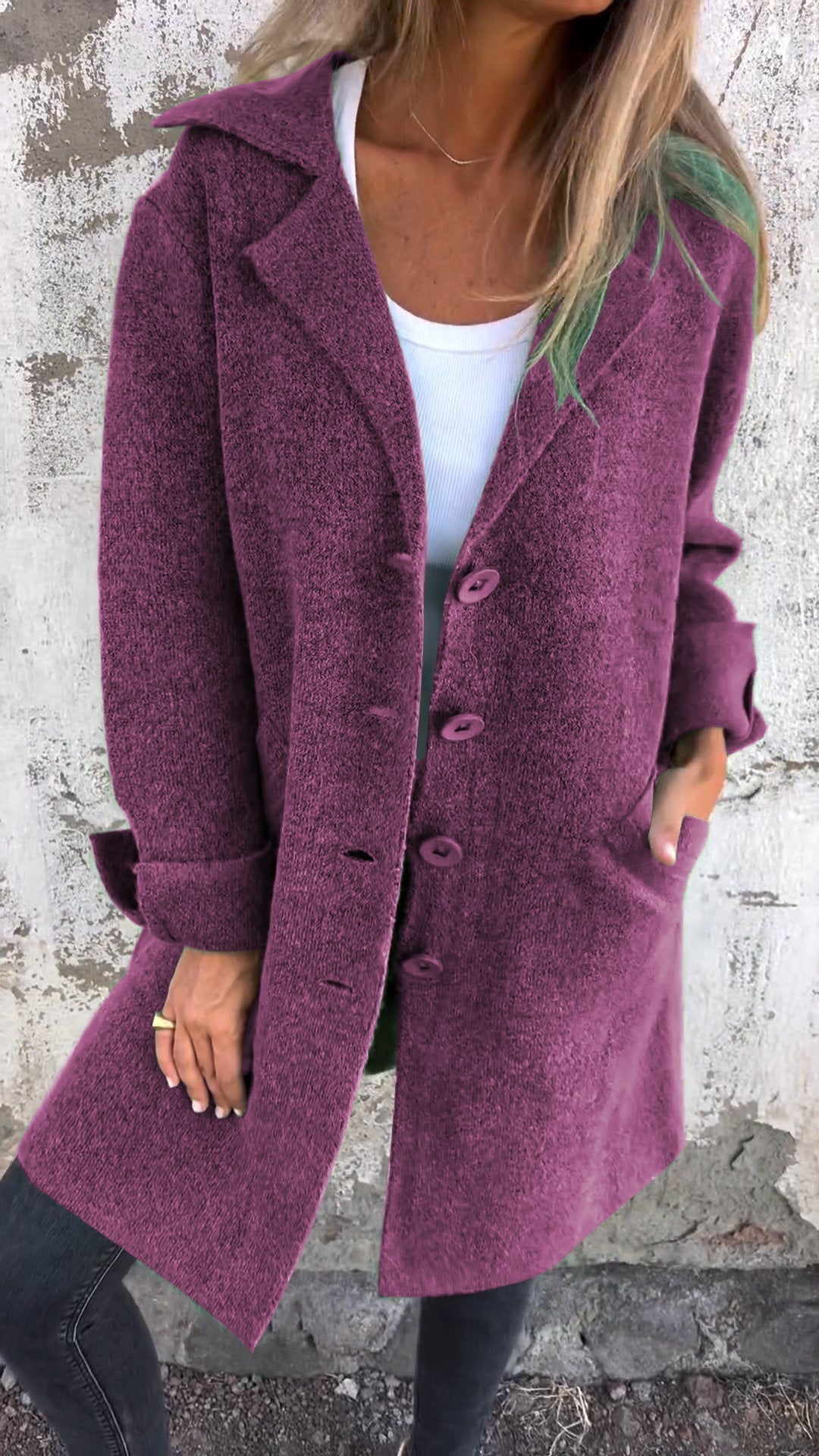 Ravie™ Long Knit Coat