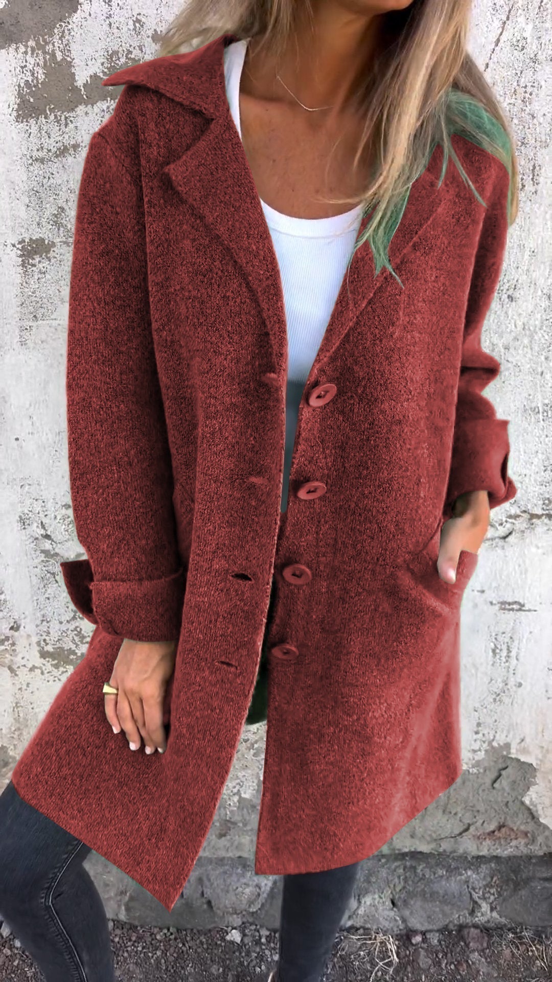 Ravie™ Long Knit Coat