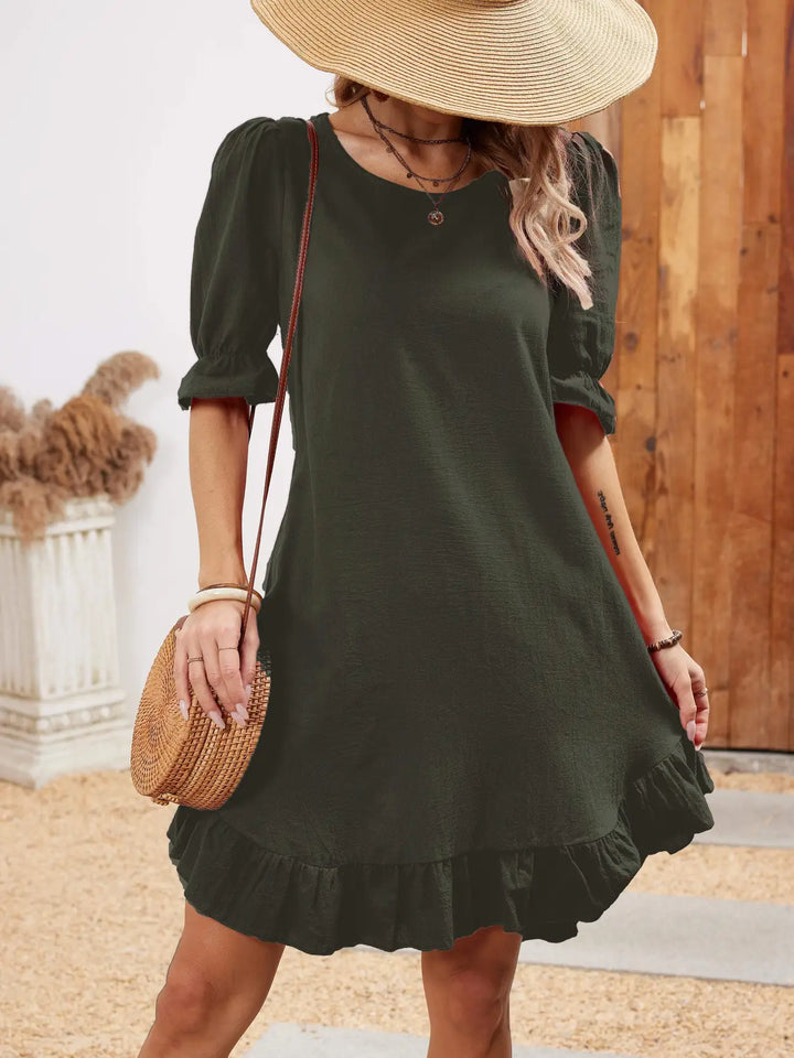Jelina™ Half-Sleeve Casual Dress