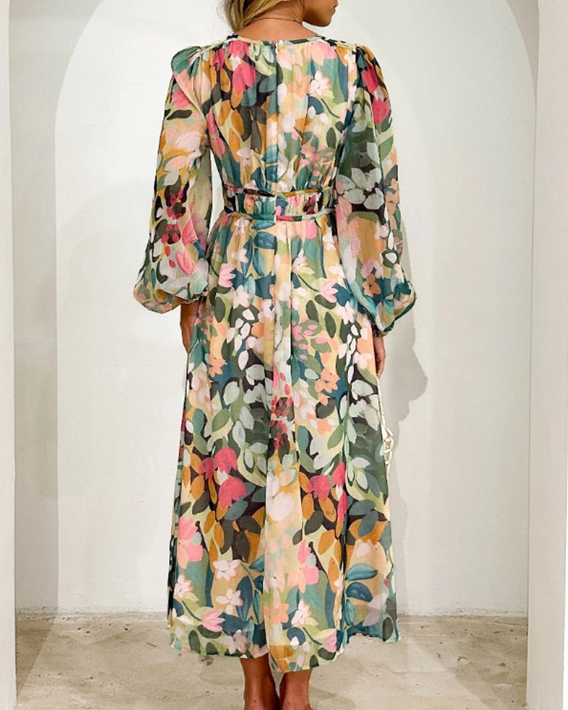 Esline™ Floral Maxi Dress