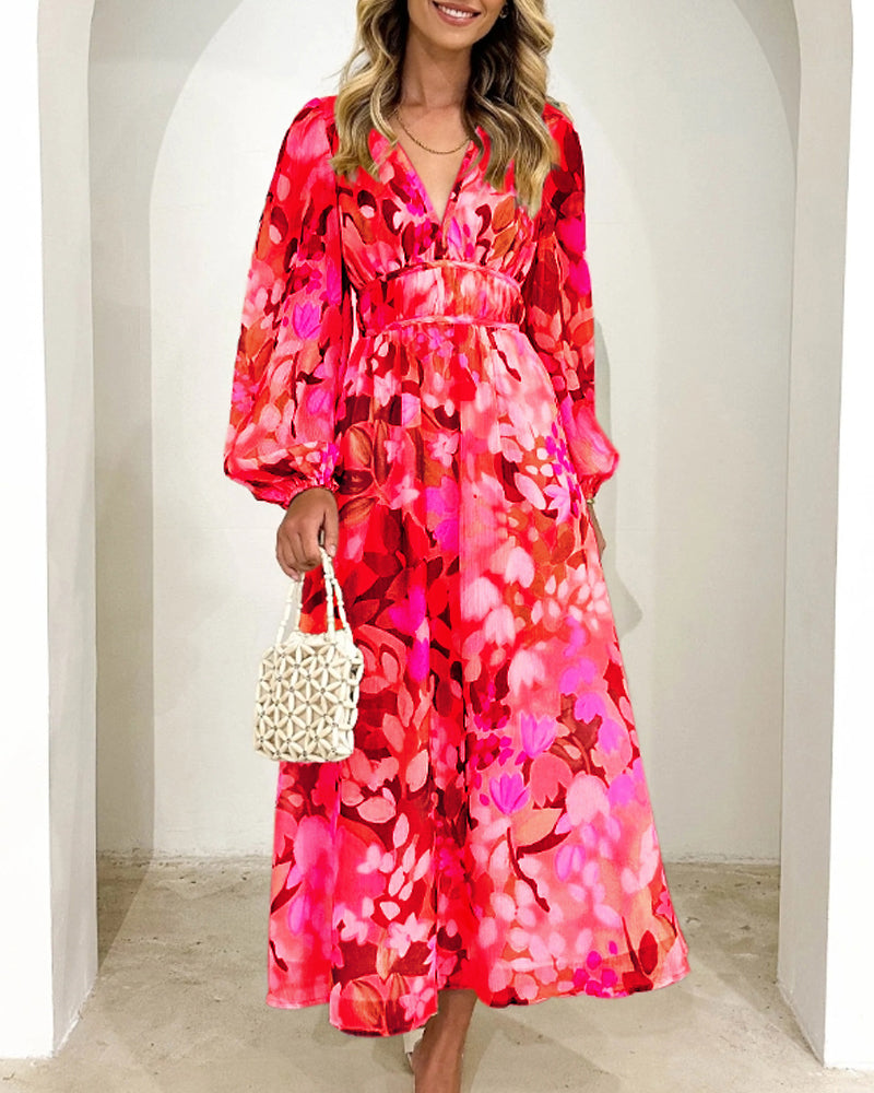 Esline™ Floral Maxi Dress