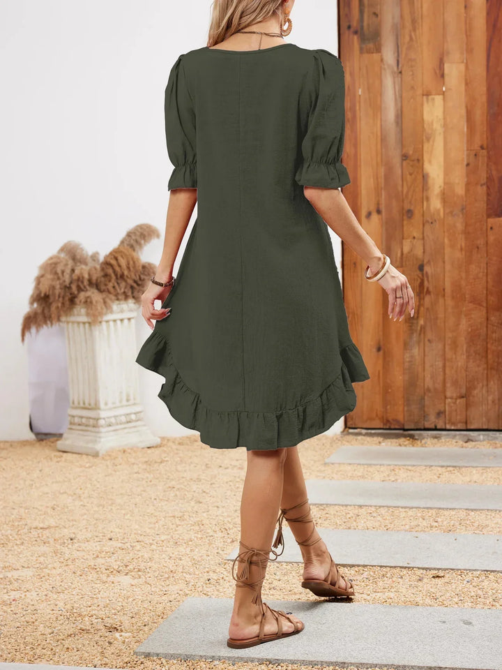 Jelina™ Half-Sleeve Casual Dress