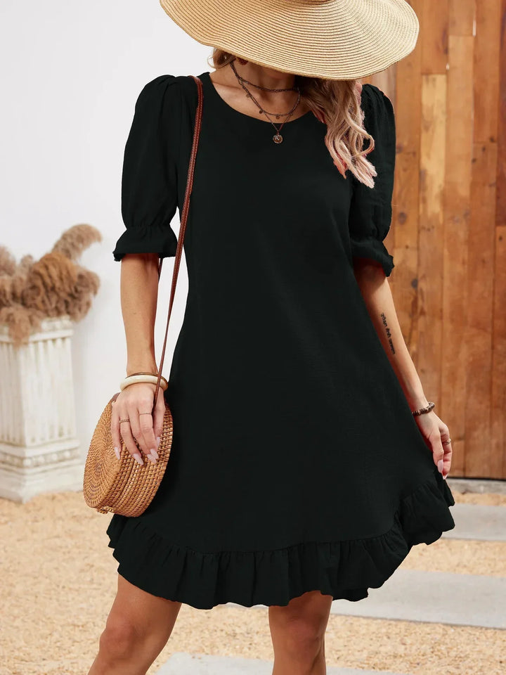 Jelina™ Half-Sleeve Casual Dress