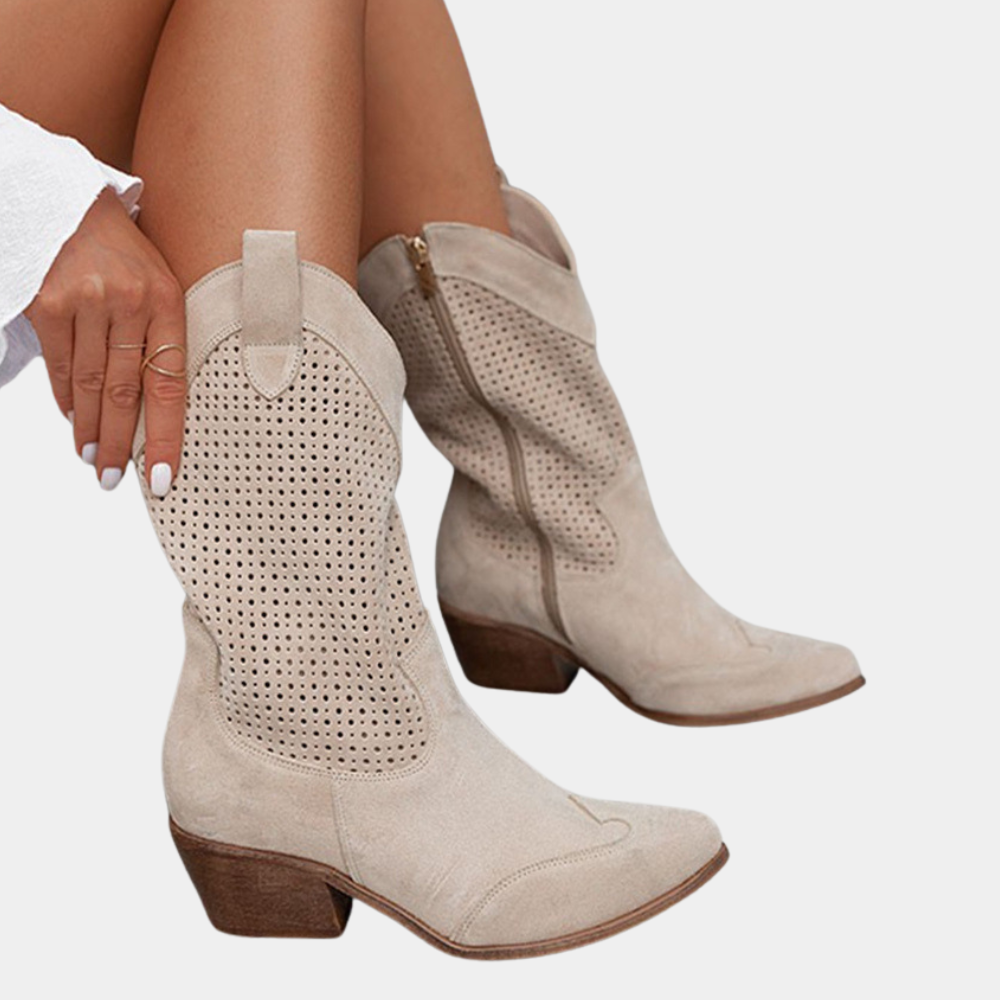 Elodie™ Cowboy Style Orthopedic Boots