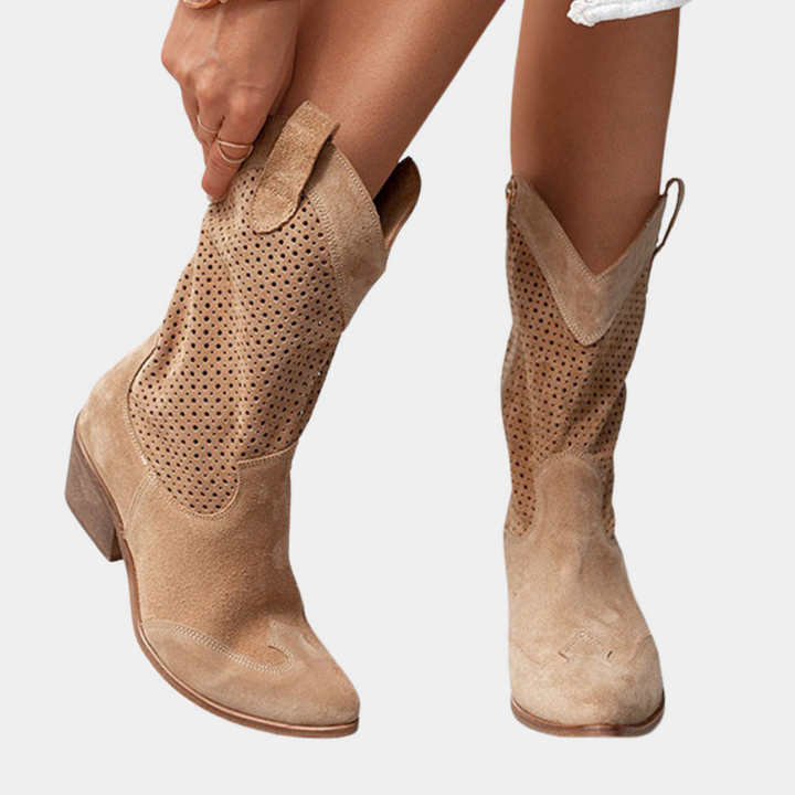 Elodie™ Cowboy Style Orthopedic Boots
