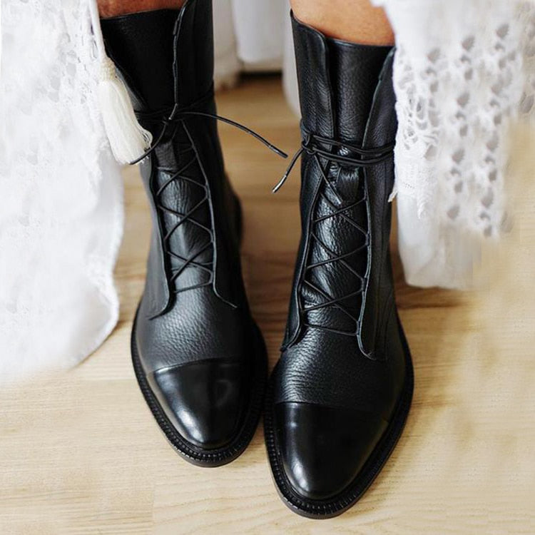 Mirelle™ Vintage Look Heel Boots