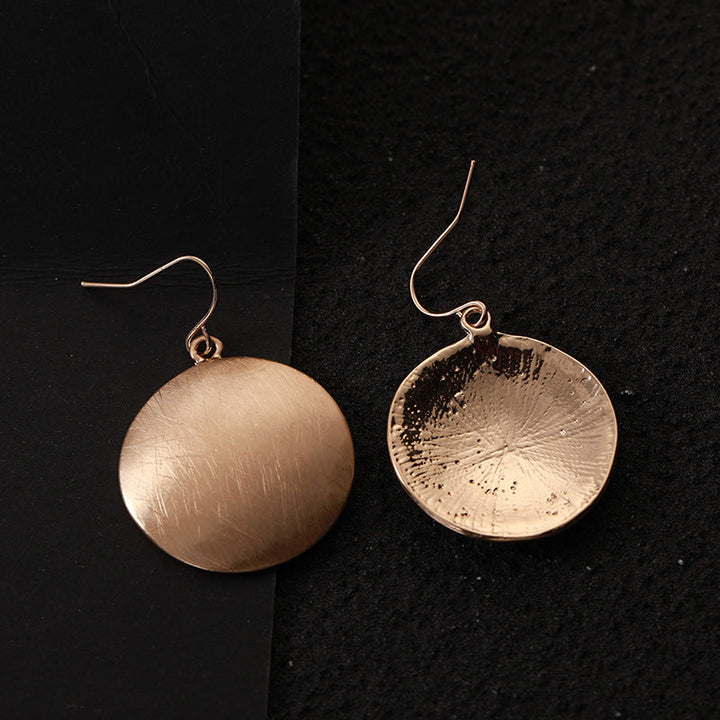 Gianna – Vintage Golden Plate Earrings
