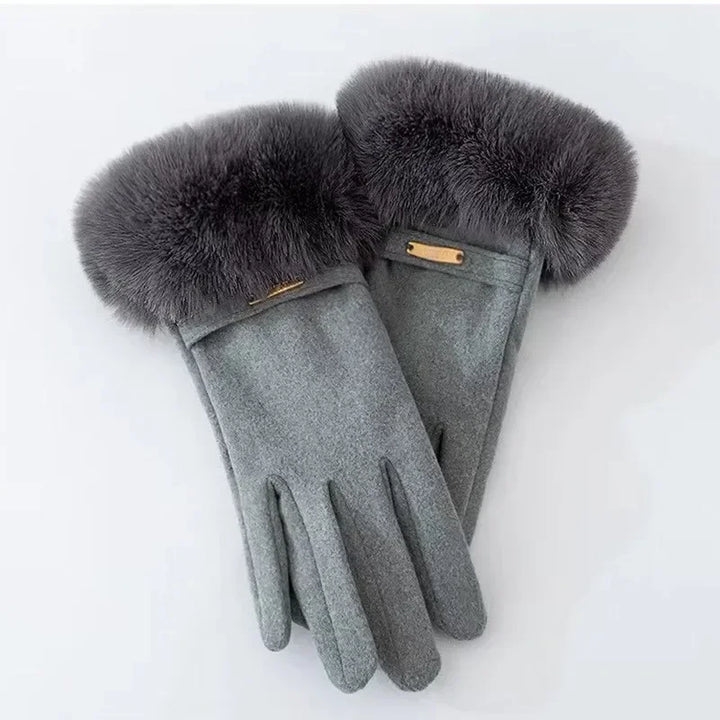 Rosaia Fur Gloves