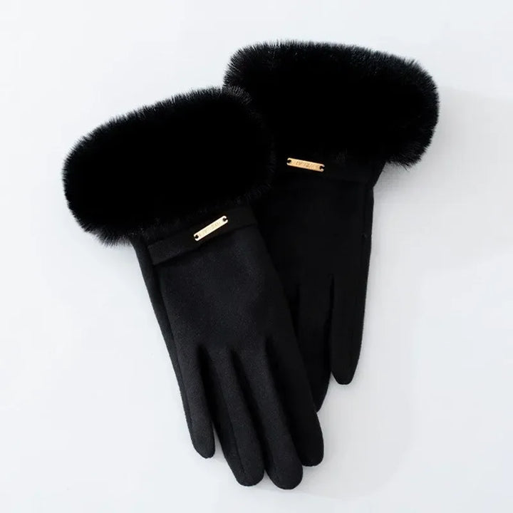 Rosaia Fur Gloves