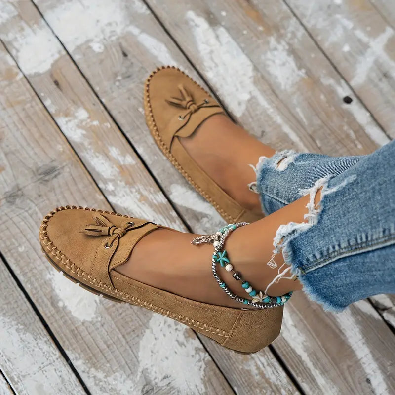 Callie™ Casual Tassel Moccasins