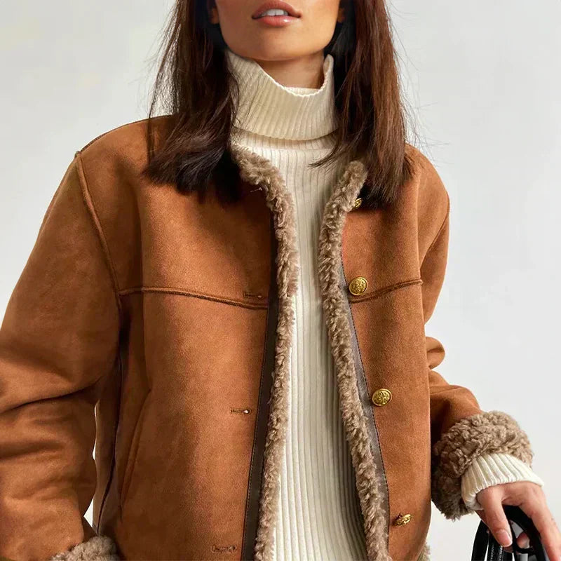 Isalie™ Genuine Sheepskin Jacket
