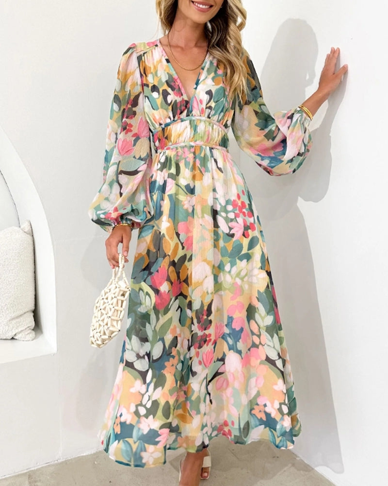 Esline™ Floral Maxi Dress