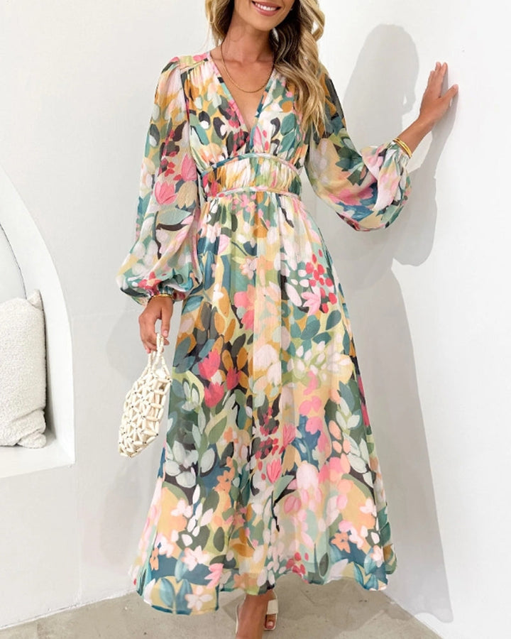 Esline™ Floral Maxi Dress