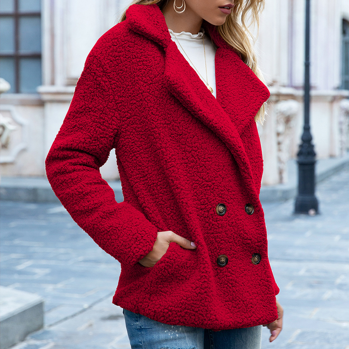 Caline™ Stylish Teddy Coat