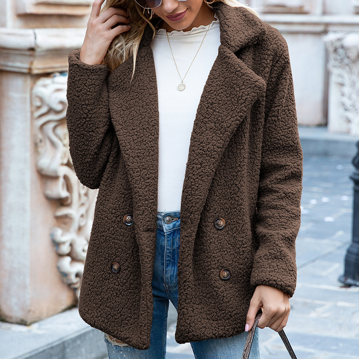 Caline™ Stylish Teddy Coat